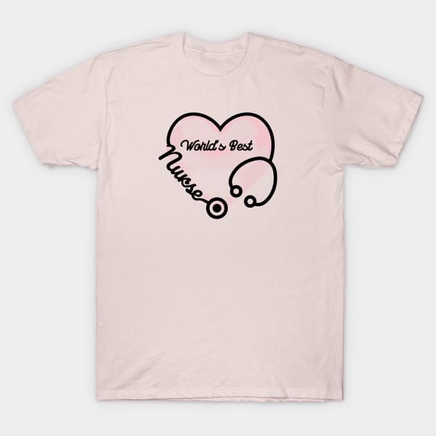 WORLD'S BEST NURSE T-Shirt by EmoteYourself